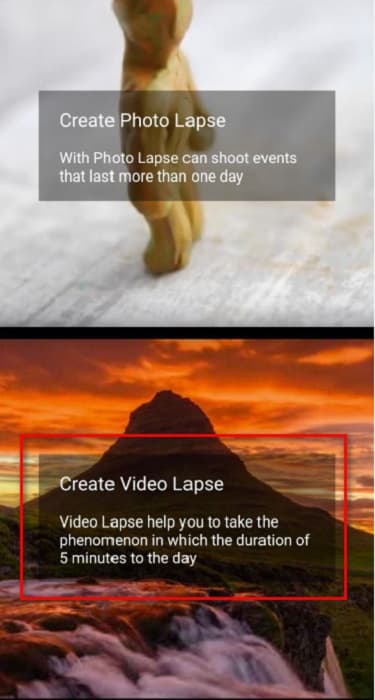 Create Video Lapse