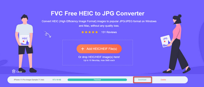 Download HEIC to JPG File