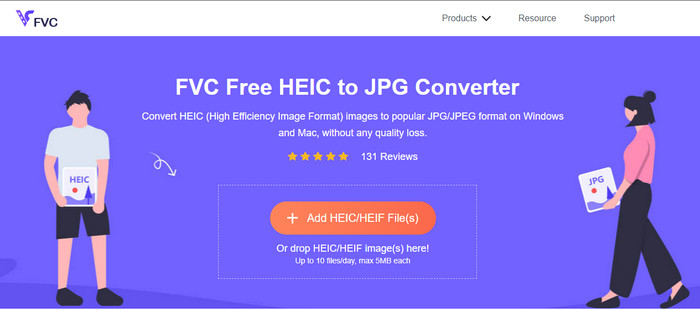 無料のHEICからJPEGへのコンバーター