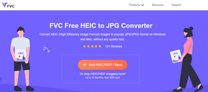 FVC для конвертера HEIC
