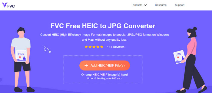 Convertor HEIC pentru FVC