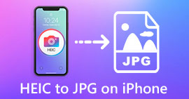 HEIC en JPG sur iPhone