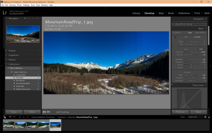 Windows上のLightroom