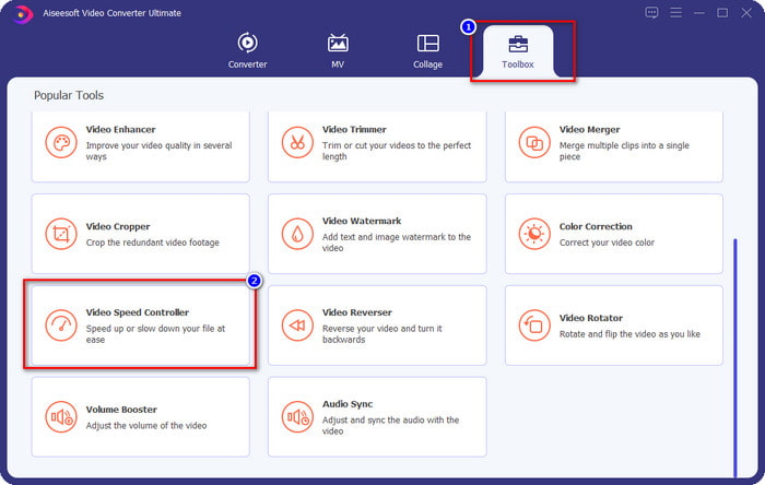 Speed Controller را انتخاب کنید