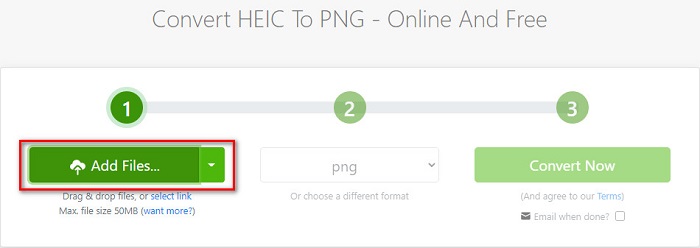 HEIC 파일 업로드
