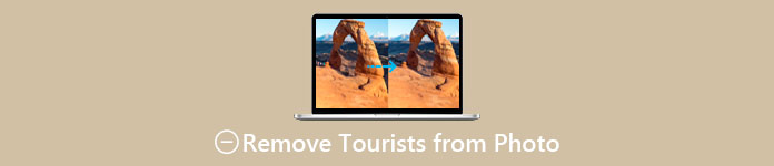 Turista eltávolítása a fényképről