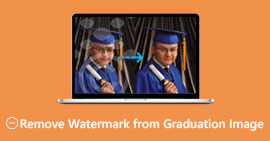 Remove Watermark from Graduation Picture