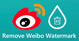 Poista Weibo-vesileima