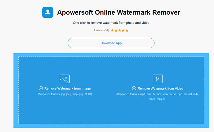 Apowersoft Watermark Remover trực tuyến