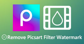 إزالة العلامة المائية لتصفية PicsArt