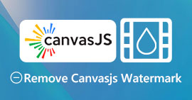 Удалить водяной знак Canvasjs