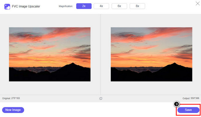 Save Upscale Image