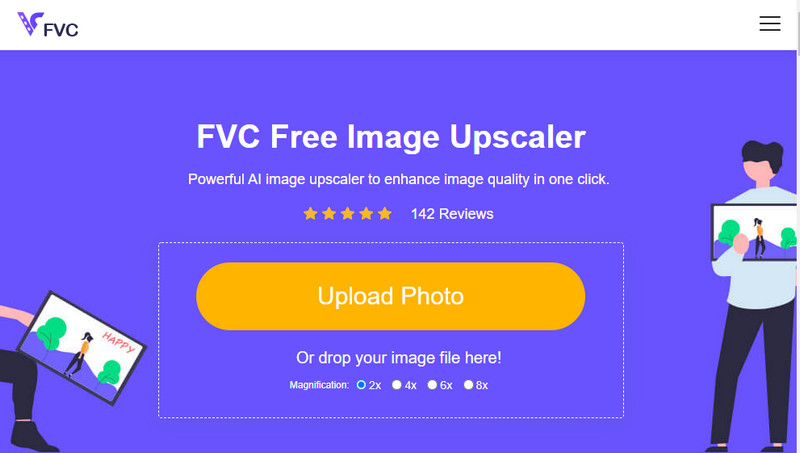 Upscaler de imagem gratuito FVC