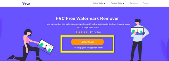 Eliminador de marcas de agua FVC