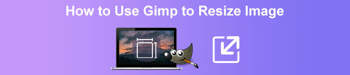 GIMP تغيير حجم الصورة