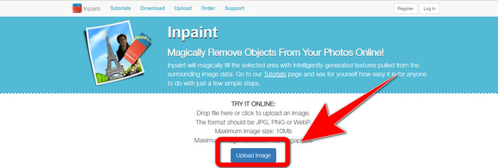 Inpaint Télécharger l'image