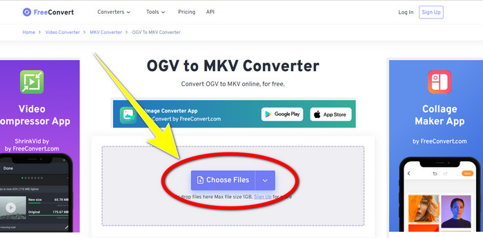 Free Convert Choose File