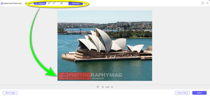 Watermark Remove را برجسته کنید