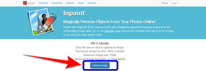 Inpaint Watermark Remover Tool