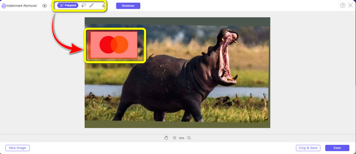 Polygonal Highlight The Logo