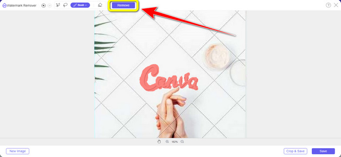 Remove Canva Watermark Image