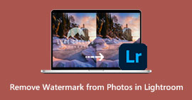 Remover marca d'água de fotos no Lightroom