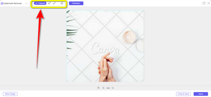Select Polygonal Tool FVC