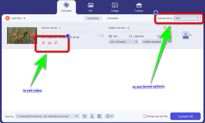 تبدیل ویرایش فایل AVI