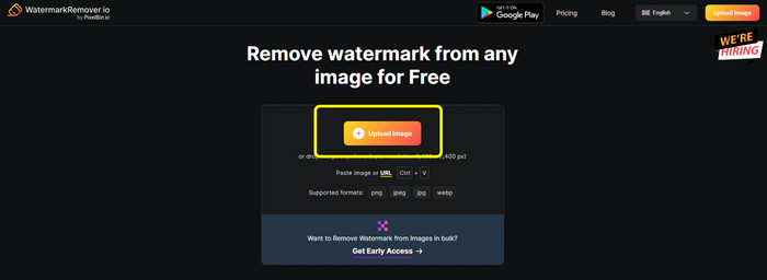 Remover IO Upload Image