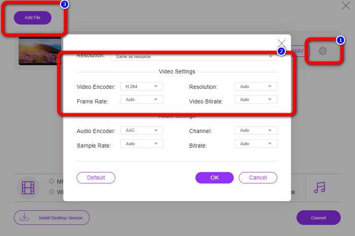 La configuración hace algunos cambios