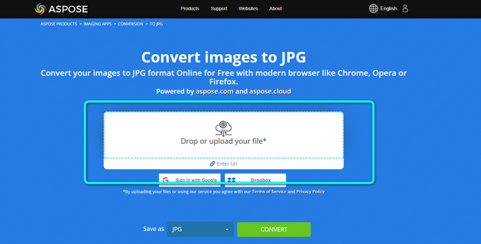 Aspose Image Converter online