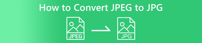 JPEG'i JPG'ye dönüştür