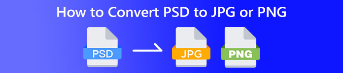 Konverter PSD til JPG PNG