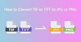 Konwertuj TIF lub TIFF na JPG lub PNG
