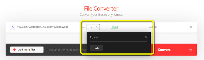 Format Option Convertio