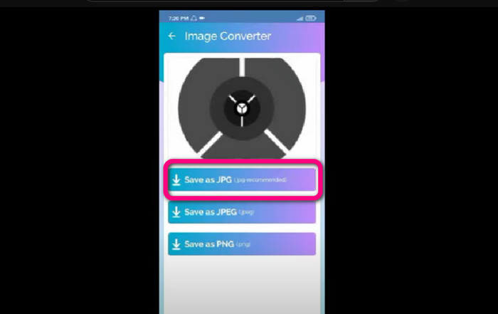 Convertisseur d'images pour Android