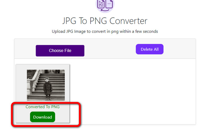 Baixada del convertidor de JPG a PNG