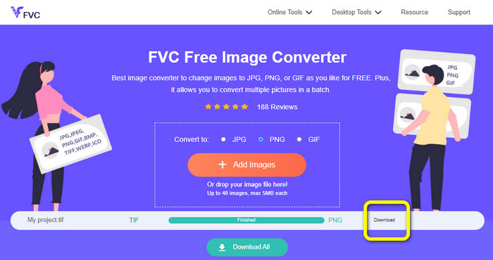 Tiff PNG Converter Imagem