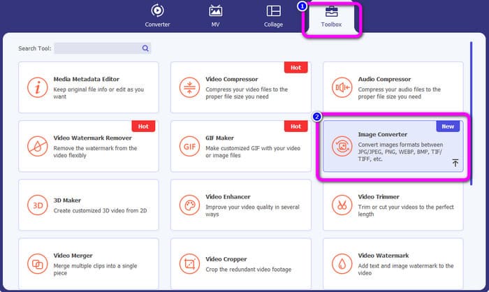 Toolbox Panel Image Converter