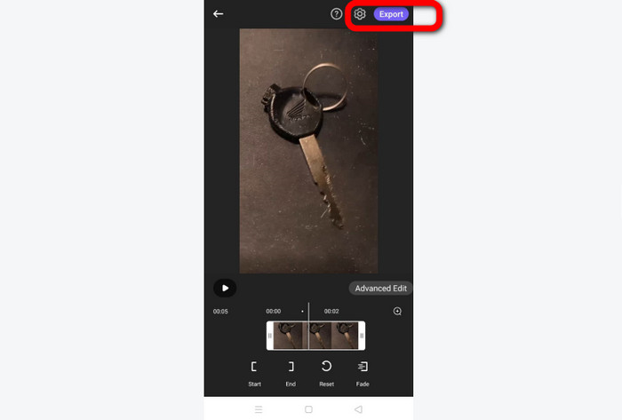 Feu clic a Exporta Desa