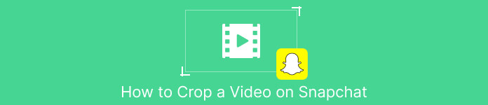 Beskær videoer på Snapchat