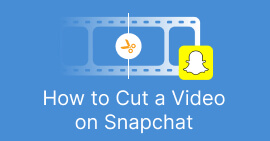 גזור סרטון ב-Snapchat s