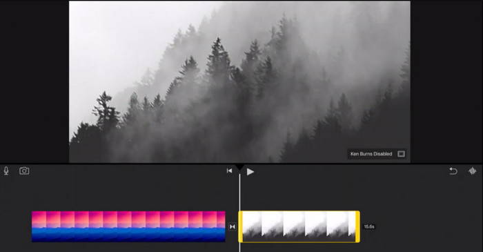 iPad iMovie アプリ