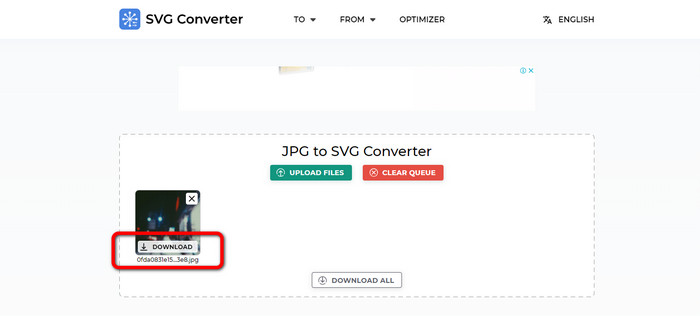 Convertisseur JPG en SVG