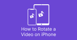 Roteer video's op iPhone