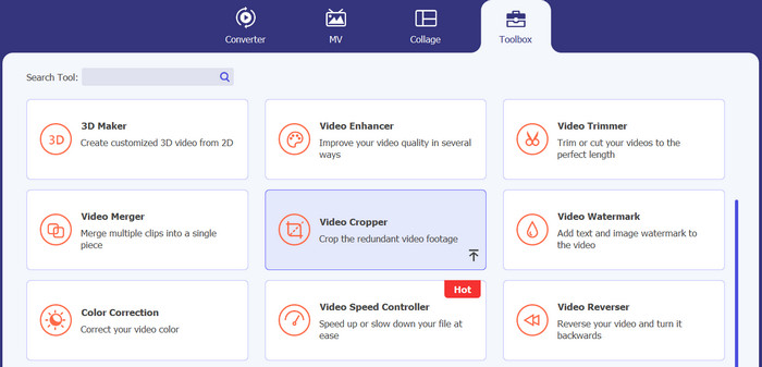 Välj Video Cropper