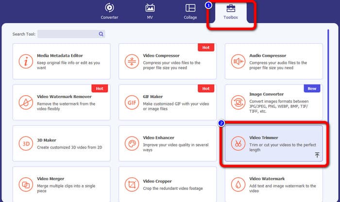 स्प्लिट टूलबॉक्स वीडियो ट्रिमर