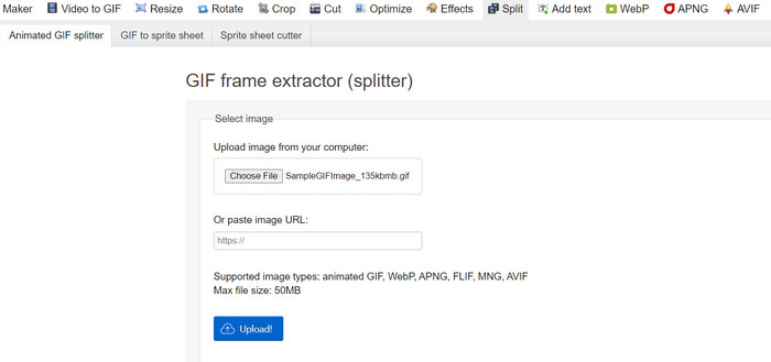 GIF uploaden
