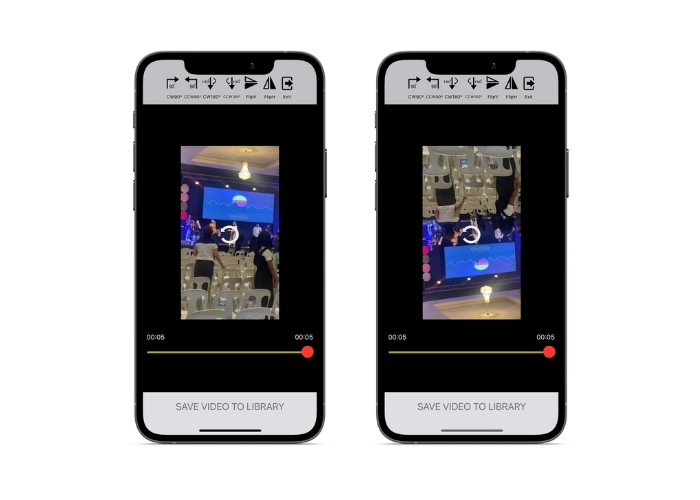 Video Roteer Flip-app