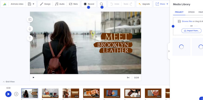رابط Animoto